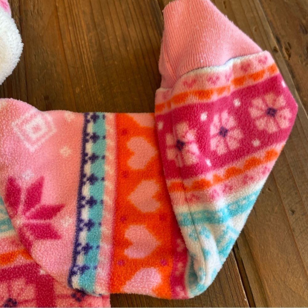 Carter’s Fleece Hooded Romper Size 9 M - Picture 4 of 10